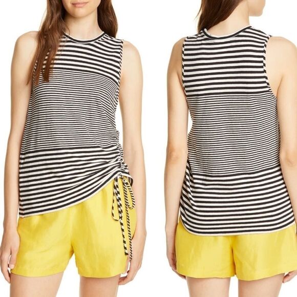 🆕 Joie Columba Multistripe Sleeveless Tee - Picture 1 of 7